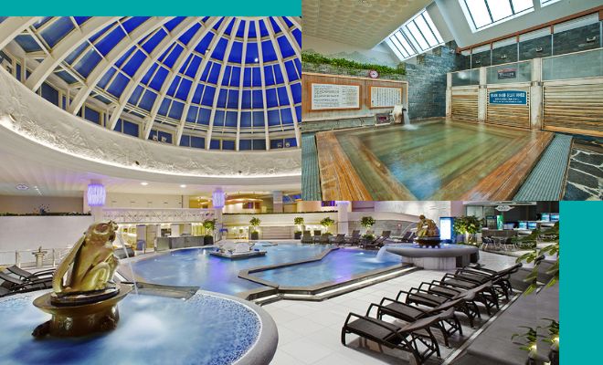 ホシムチョンの巨大温泉