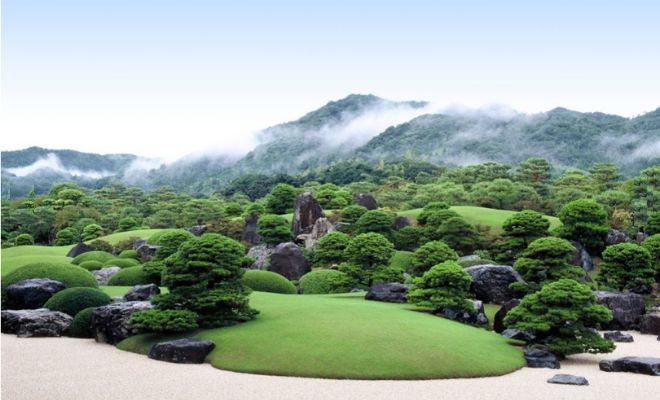 足立美術館の日本庭園