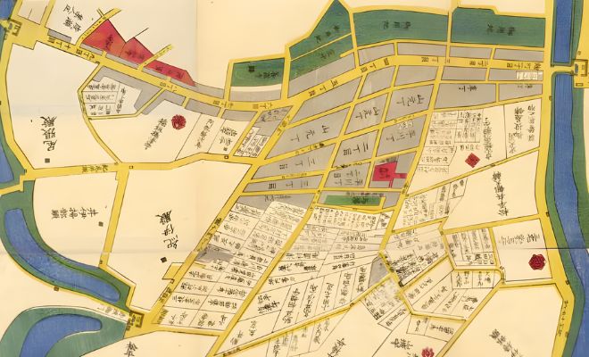 麹町番町紀尾井町江戸古地図