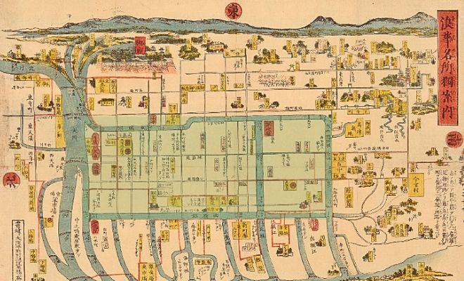 浪華名所獨案内（天保）